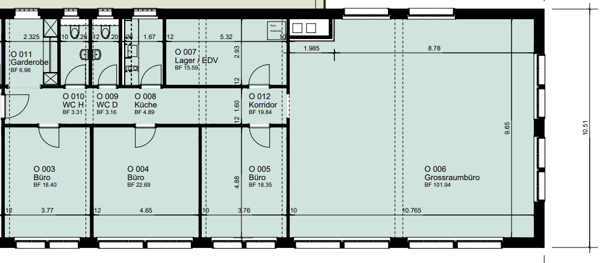 Gewerbe/-Bürofläche im Industriegebiet Olten zu vermieten 2