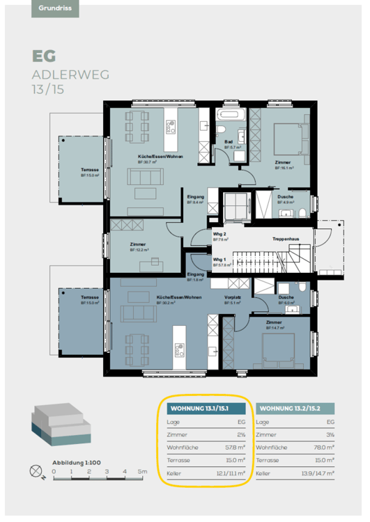 Komfortable 2.5-Zimmer-Erdgeschosswohnung im Adlerweg 12