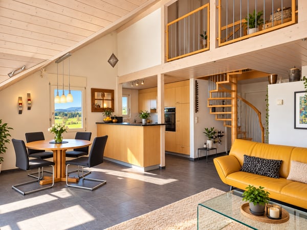 Stilvolle 5.5-Zimmer-Maisonette-Wohnung mit Weitsicht in Walkringen 4