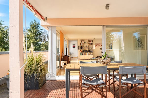 Stadtnahe 5.5 Zimmer Penthouse-Wohnung mit herrlicher Weitsicht