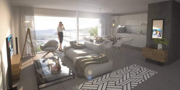 An priviligierter Lage - moderne 3.5 Zimmer Attika Wohnung mit grosser Terasse 2