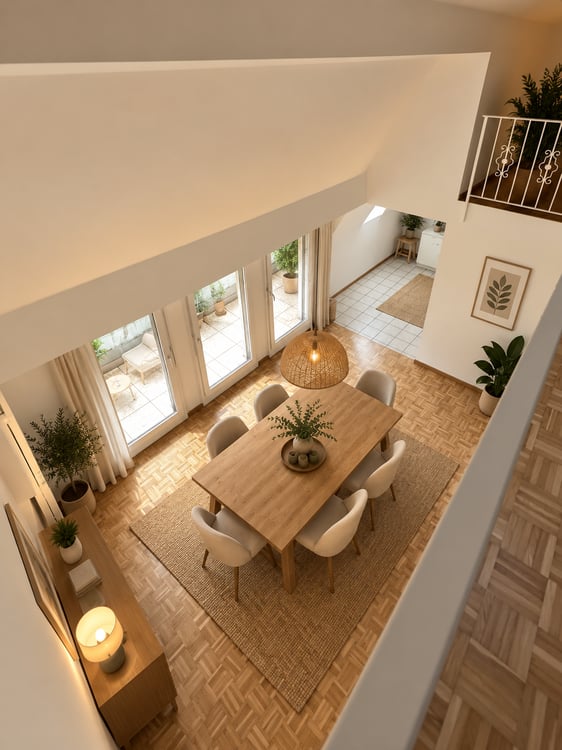 Charmante 3.5-Zimmer-Maisonette-Wohnung mit Balkon 2
