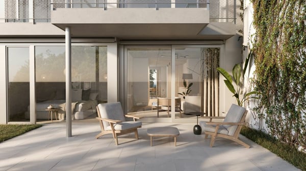 Urban wohnen mit privatem Garten - hochwertiges 2.5 Z' Neubauapartment