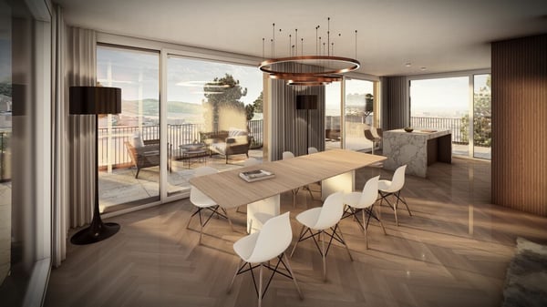 Neubauprojekt AURORA: Moderne 3.5 Z'  Attikawohnung (WHG 5) 4