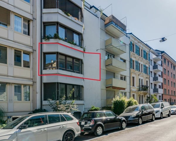 Wohnen mit Charme - helle 3.5 Z' Wohnung mit ruhigem Balkon zum Innenhof