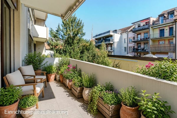 Wohnen mit Charme - helle 3.5 Z' Wohnung mit ruhigem Balkon zum Innenhof 12