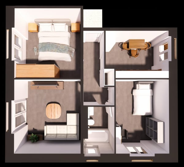 Frisch sanierte, moderne 3 Zimmer Wohnung mit Balkon – sofort verfügbar! 9