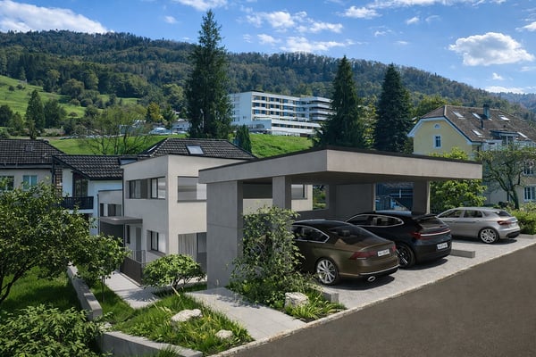 NEUBAU VIER DOPPELEINFAMILIENHÄUSER , NIEDERDORF 4