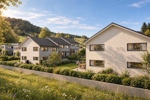 NEUBAU SECHS REIHENEINFAMILIENHÄUSER, NIEDERDORF 3