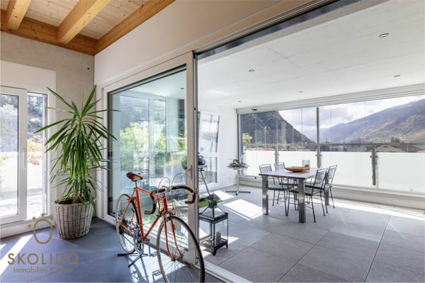 Hochwertige 1.5-Zimmer-Attikawohnung in Visp - Überbauung Mondpark 13