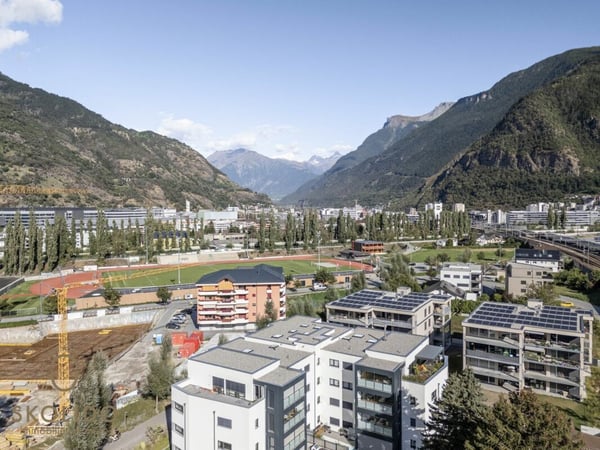 Hochwertige 1.5-Zimmer-Attikawohnung in Visp - Überbauung Mondpark 38