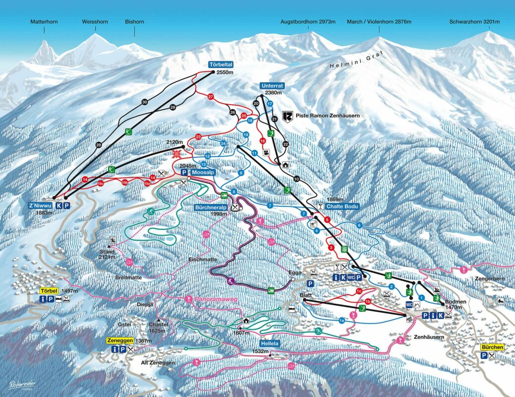 Appartamento ristrutturato di alta qualità nel charme alpino in posizione centrale