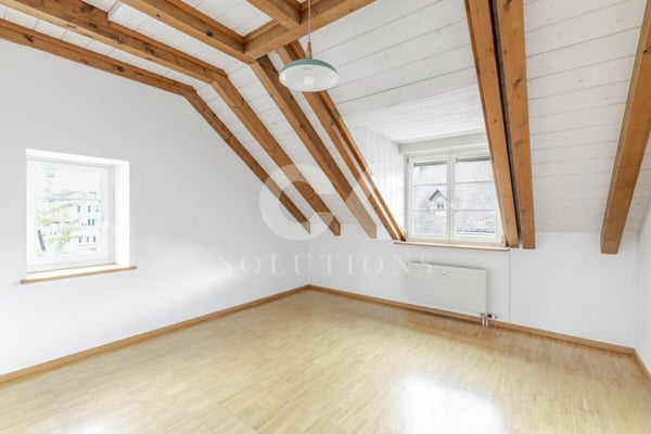 Charmante 1.5-Zimmer-Maisonette-Whg mit Galerie: Offener Wohnraum, idyllisch und zentral 8