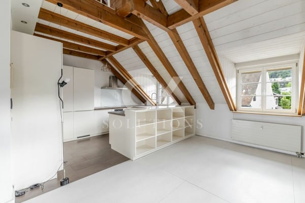 Charmante 1.5-Zimmer-Maisonette-Whg mit Galerie: Offener Wohnraum, idyllisch und zentral 5