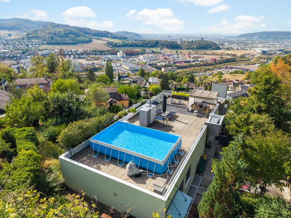 Attikawohnung mit Panorama, Dachterrassen und separater Einliegerwohnu 3