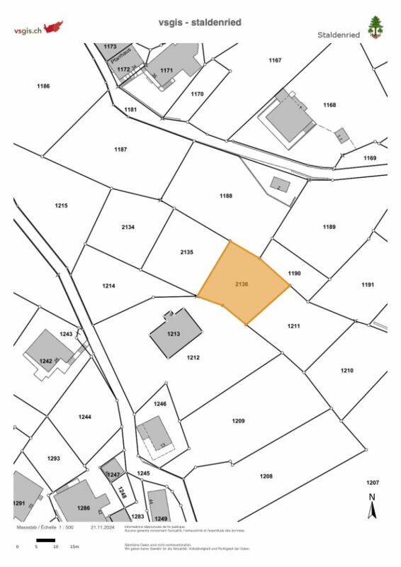 Gspon - Naturnahes Baugrundstück mit eindrucksvollem Bergpanorama