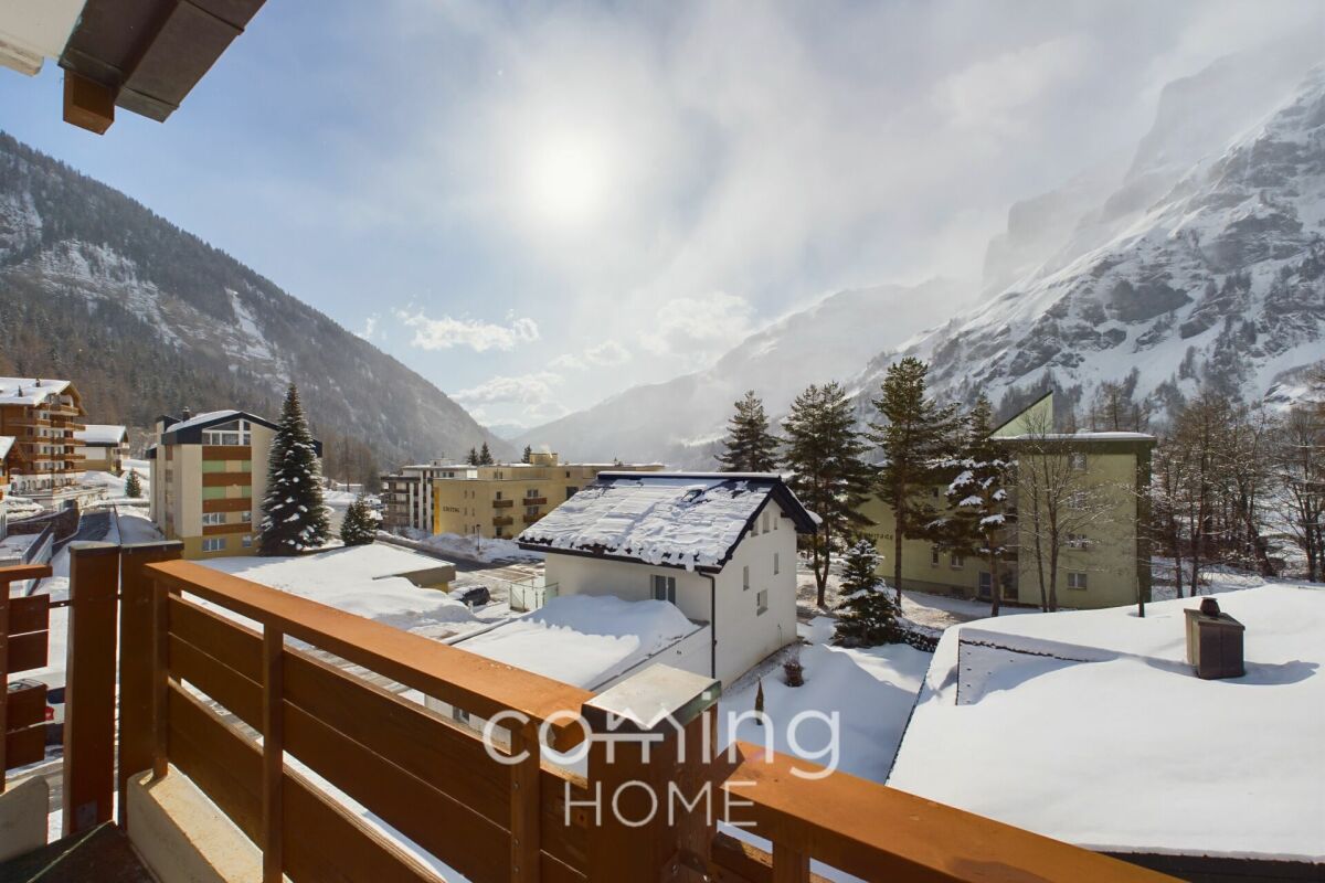 Studio confortable à Loèche-les-Bains - disponible immédiatement, dans une ambiance alpine