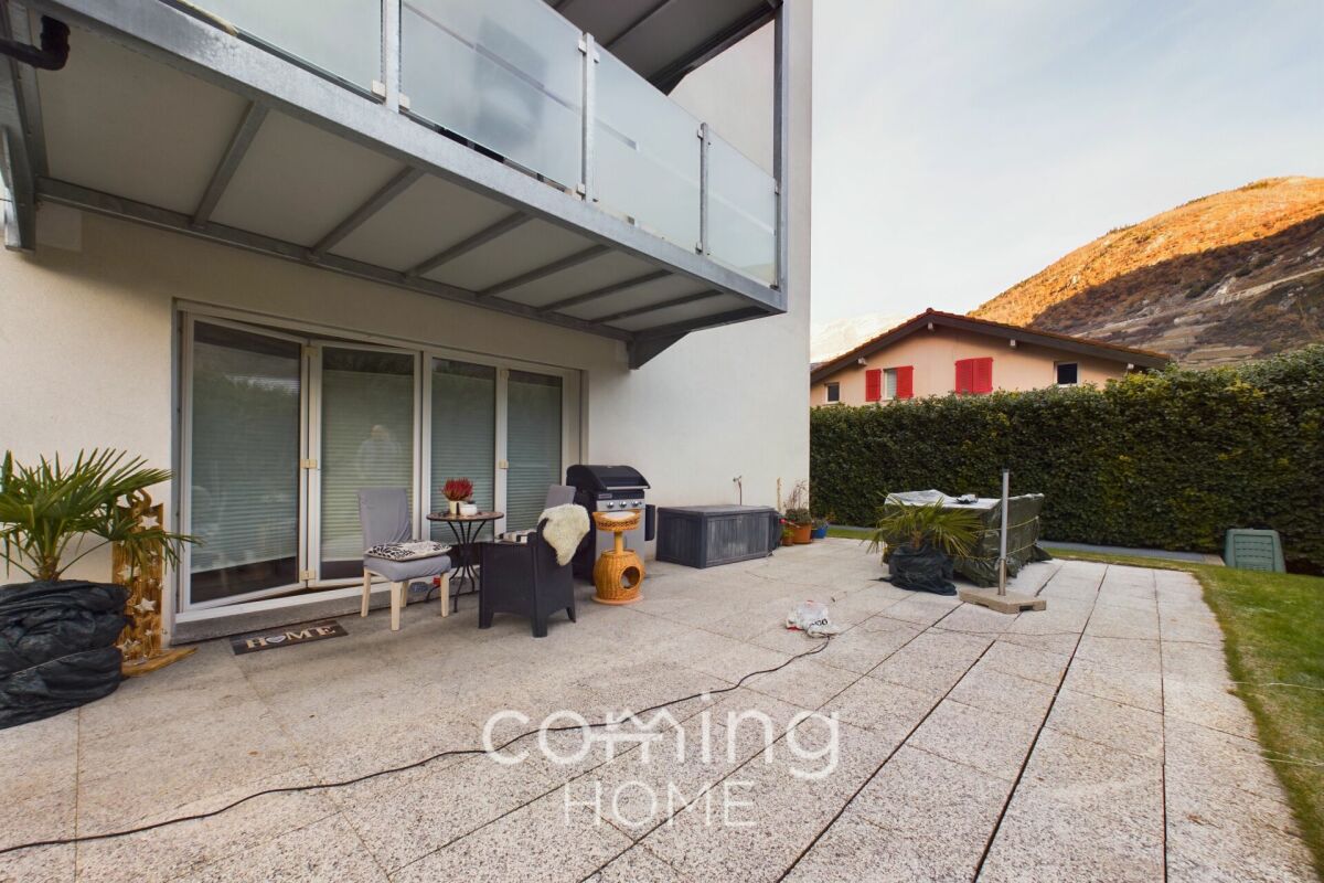 4.5-Zimmer-Wohnung in Susten - Privatgarten, zeitgemässer Ausbau und zentrale Lage