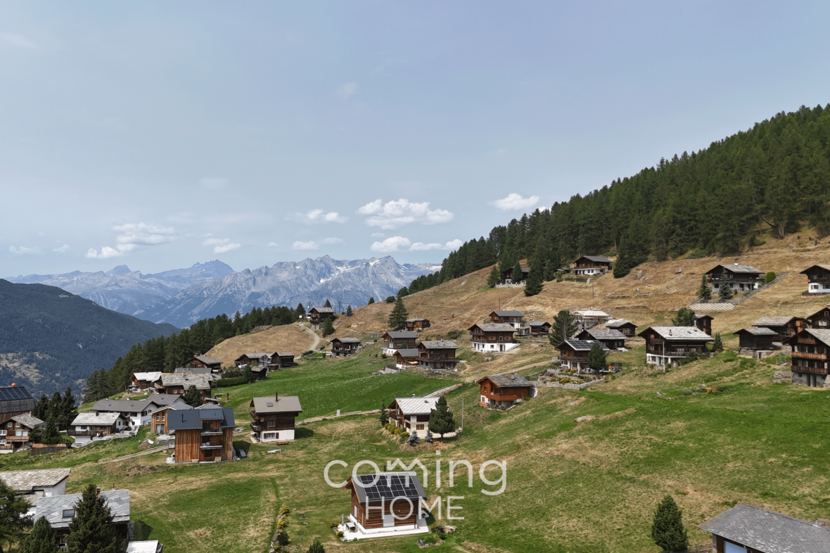 651 m² Bauland in Gspon - alpine Berglage mit eindrucksvollem Panorama