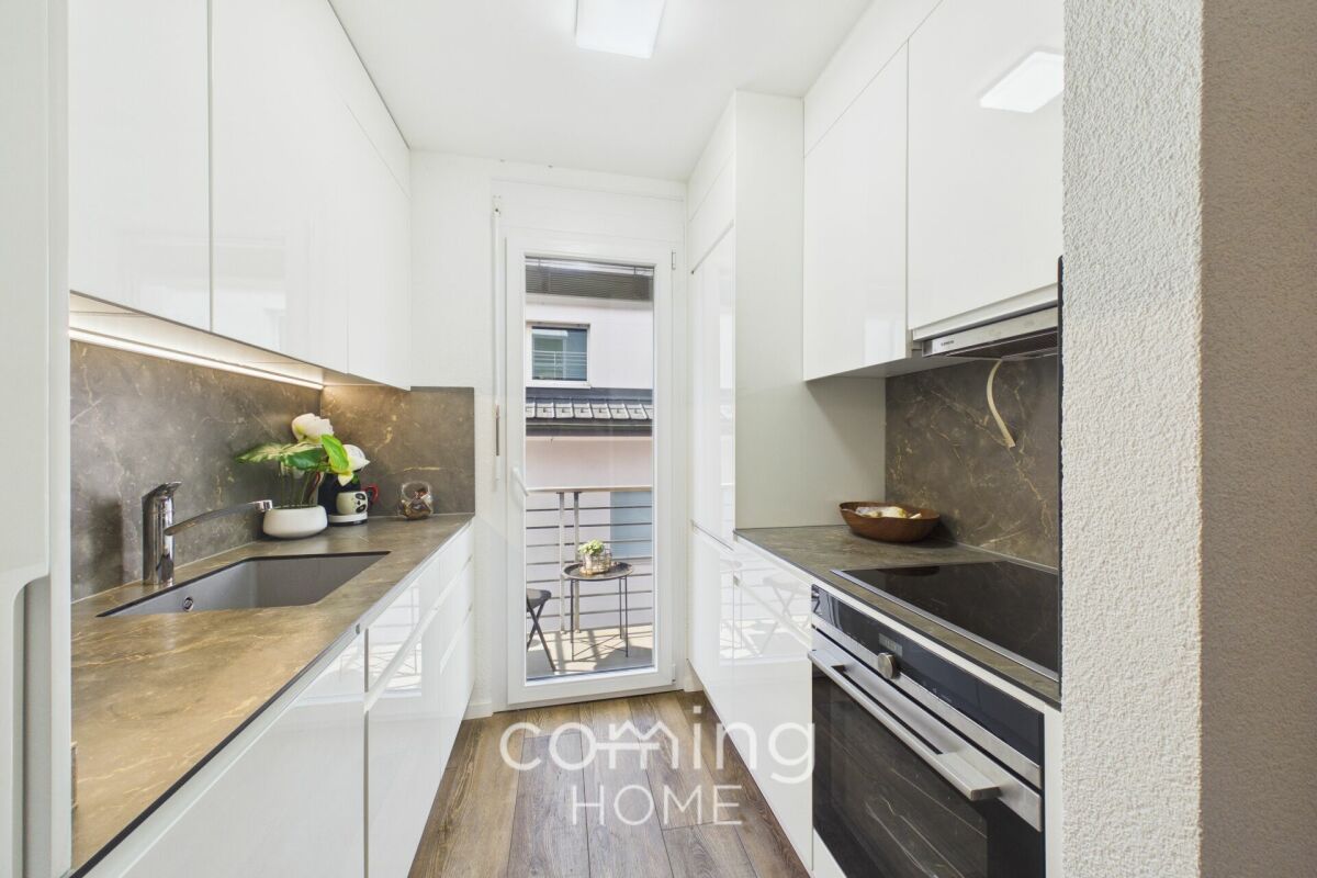 Situé en centre-ville, moderne et confortable : appartement rénové de 2,5 pièces avec ascenseur à Viège