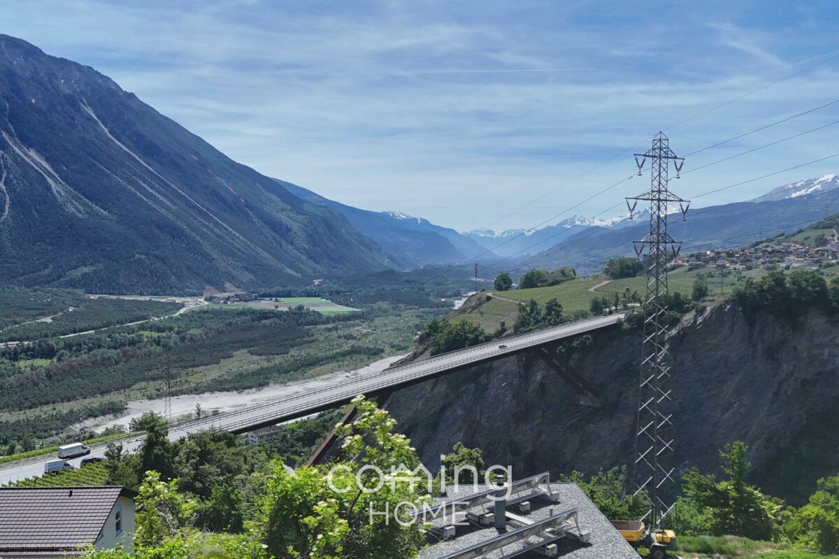 Sonnige Bauparzelle in Leuk mit herrlicher Aussicht - vollständig erschlossen