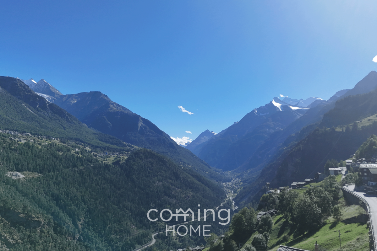 Charmante 3.5 Zimmerwohnung im Walliser Chalet in Embd -  Bergsicht und Zweitwohnsitz