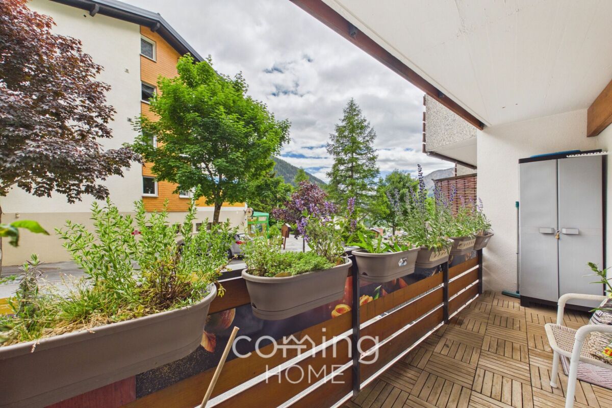 Helle 2.5 Zimmerwohnung in Leukerbad mit Balkon und Alpenpanorama
