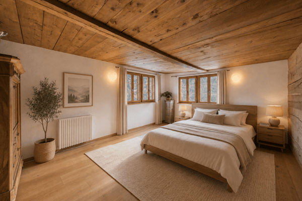 Charmante 3.5 Zimmer Wohnung im Chalet Stil in Törbel - sonnige Hanglage mit Bergsicht 6