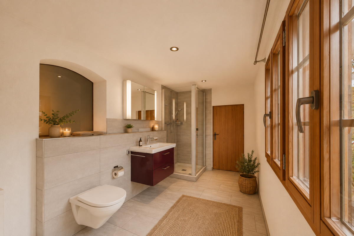 Charmante 3.5 Zimmer Wohnung im Chalet Stil in Törbel - sonnige Hanglage mit Bergsicht
