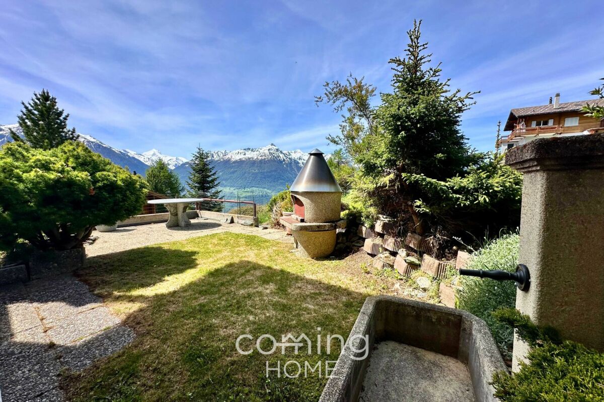 Appartement confortable de 3,5 pièces avec jardin à Engersch, offrant une vue panoramique