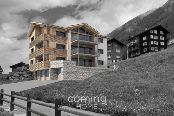 Exklusive Neubau 5.5 Zimmerwohnung in Saas-Balen mit Alpenpanorama 1