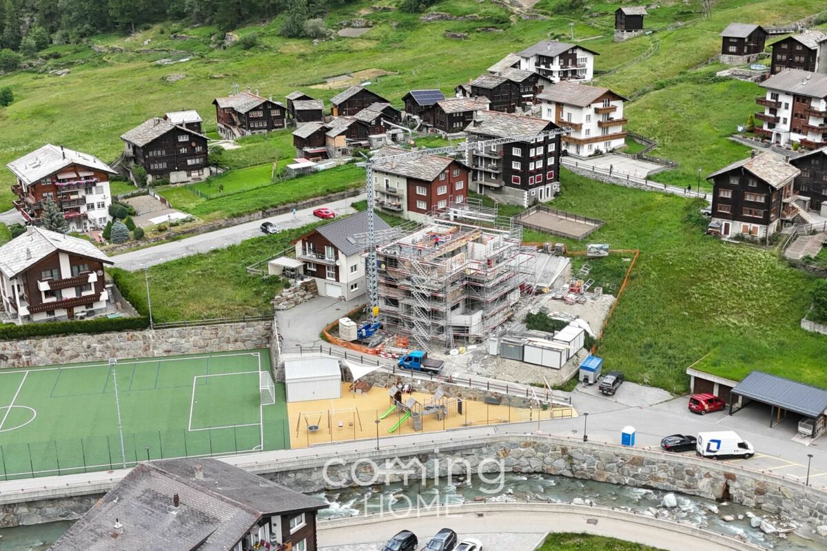 Exklusive Neubau 5.5 Zimmerwohnung in Saas-Balen mit Alpenpanorama