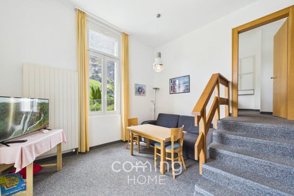 Grosszügiges 1.5 Zimmer Studio in Leukerbad mit Sonnenterrasse und Bergsicht 1