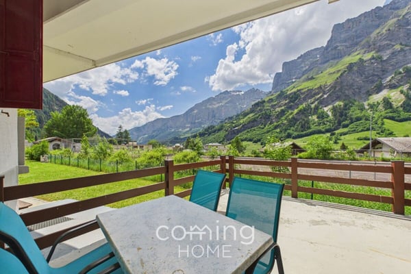 Grosszügiges 1.5 Zimmer Studio in Leukerbad mit Sonnenterrasse und Bergsicht 3