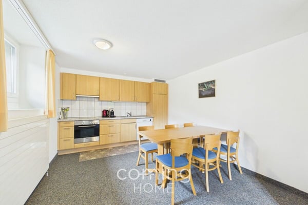 Gepflegte 3.5 Zimmerwohnung in Leukerbad mit sonniger Terrasse und Bergsicht 3