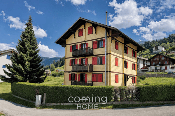 Sonnige 4.5 Zimmerwohnung mit Bergpanorama in Eischoll