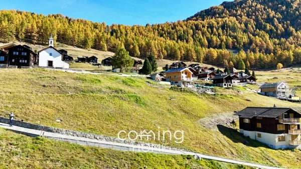 Baugrundstück in Gspon ? 307 m², Wohnzone W1, ganzjährig per Luftseilbahn erreichbar 4
