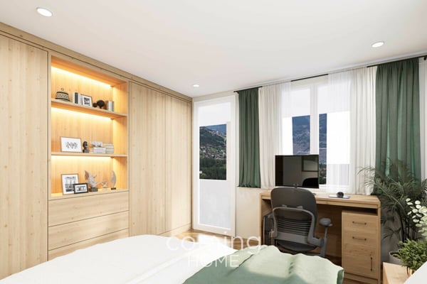 Cheminée, Bergblick und Gestaltungsfreiheit - kompaktes Neubauhaus in sonnigem Bürchen 10