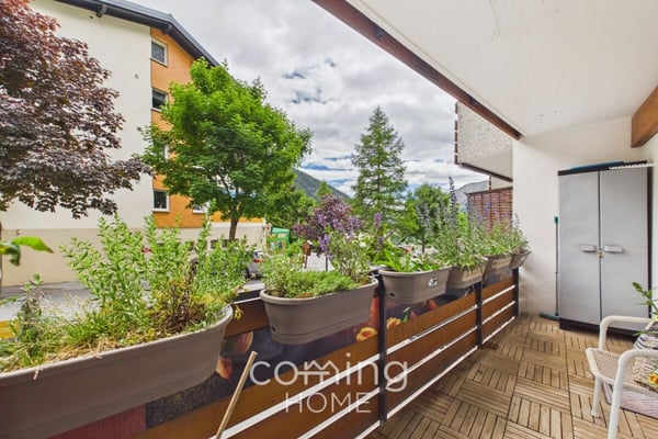 Lichtdurchflutete 1.5 Zimmer Wohnung mit Balkon und Walliser Alpenpanorama in Leukerbad 3