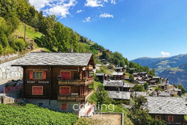 Charmante 3.5 Zimmerwohnung im Walliser Chalet in Embd - Bergsicht und Zweitwohnsitz 14