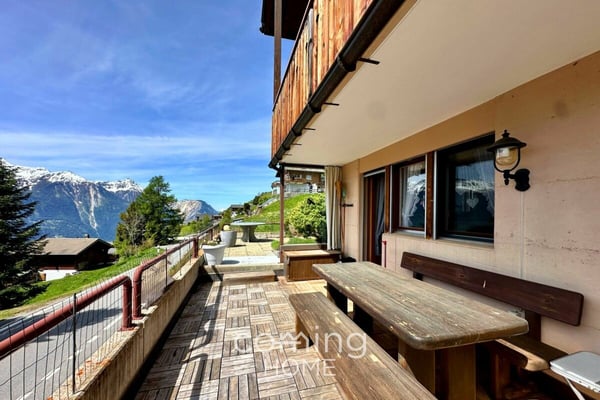 Panoramasicht und eigener Garten - heimelige 3.5-Zimmer-Wohnung in Engersch 1
