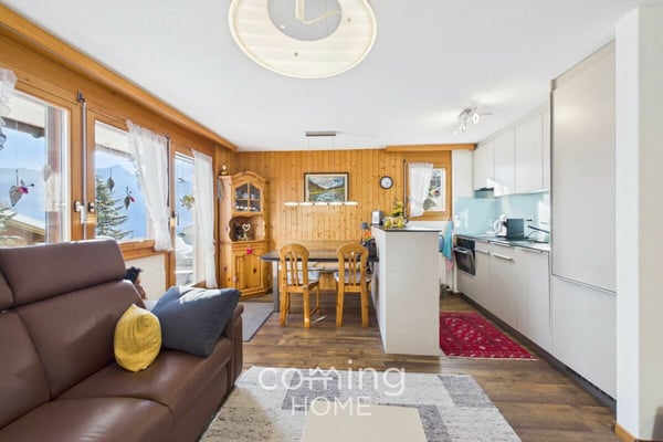 Panoramasicht und eigener Garten - heimelige 3.5-Zimmer-Wohnung in Engersch 2