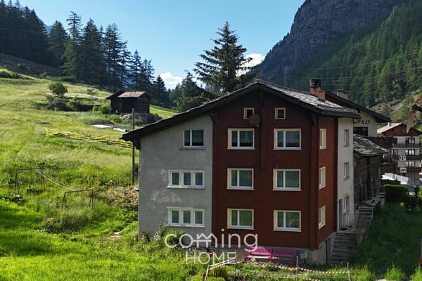 3.5-Zimmer-Wohnung in Saas-Balen ? 1. OG, Keller 16 m², Zweitwohnsitz zugelassen 3