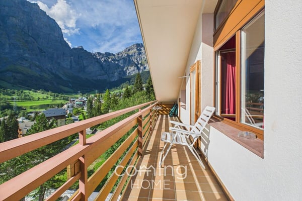 Sonnige 1.5 Zimmer-Dachwohnung in Leukerbad mit Bergsicht 11