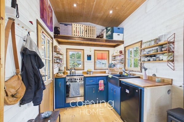 ÖKO-Tiny House in Bürchen mit Grundstück W3 und Bergsicht 2