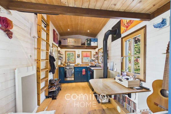 ÖKO-Tiny House in Bürchen mit Grundstück W3 und Bergsicht 11