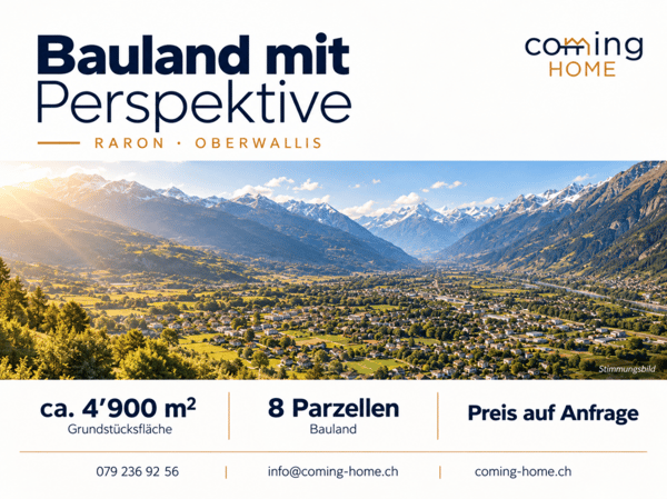 W3 Bauland mit Entwicklungspotenzial im Oberwallis 1