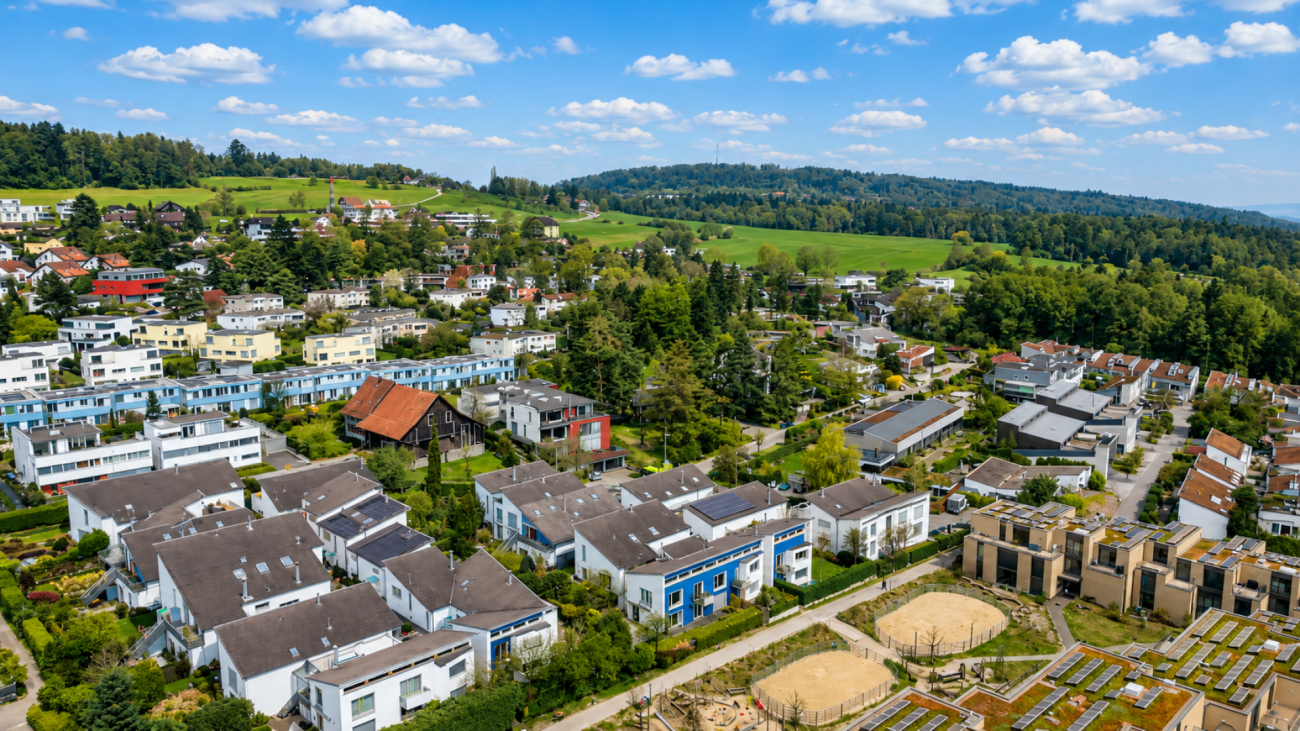 Architektonisches Reihenhaus mit Weite, Licht und Privatsphäre in Gockhausen
