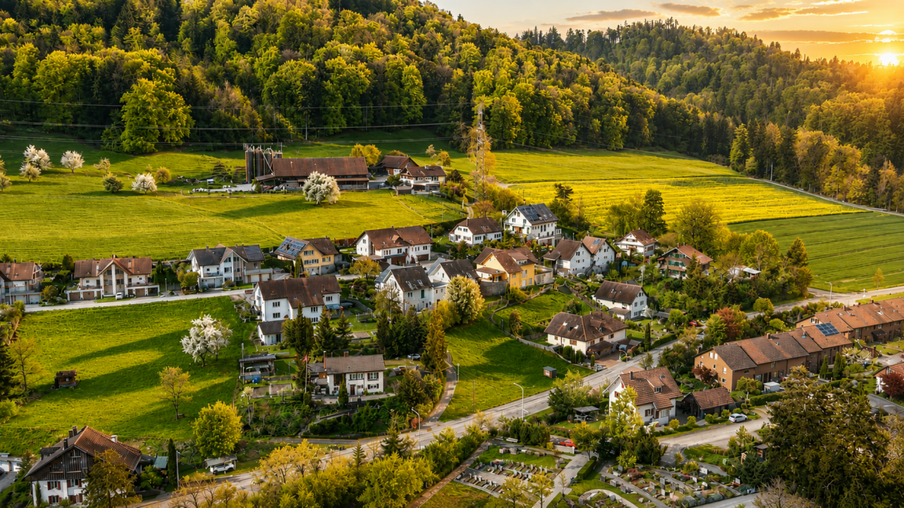 Modernes 10.5-Zimmer-Einfamilienhaus mit Weitsicht, Minergie-Standard und vielseitigem Nutzungspotenzial in Pfungen