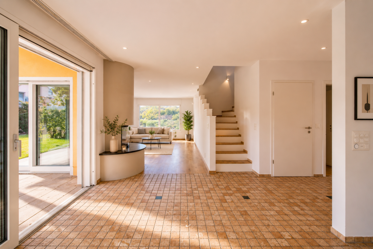Modernes 10.5-Zimmer-Einfamilienhaus mit Weitsicht, Minergie-Standard und vielseitigem Nutzungspotenzial in Pfungen